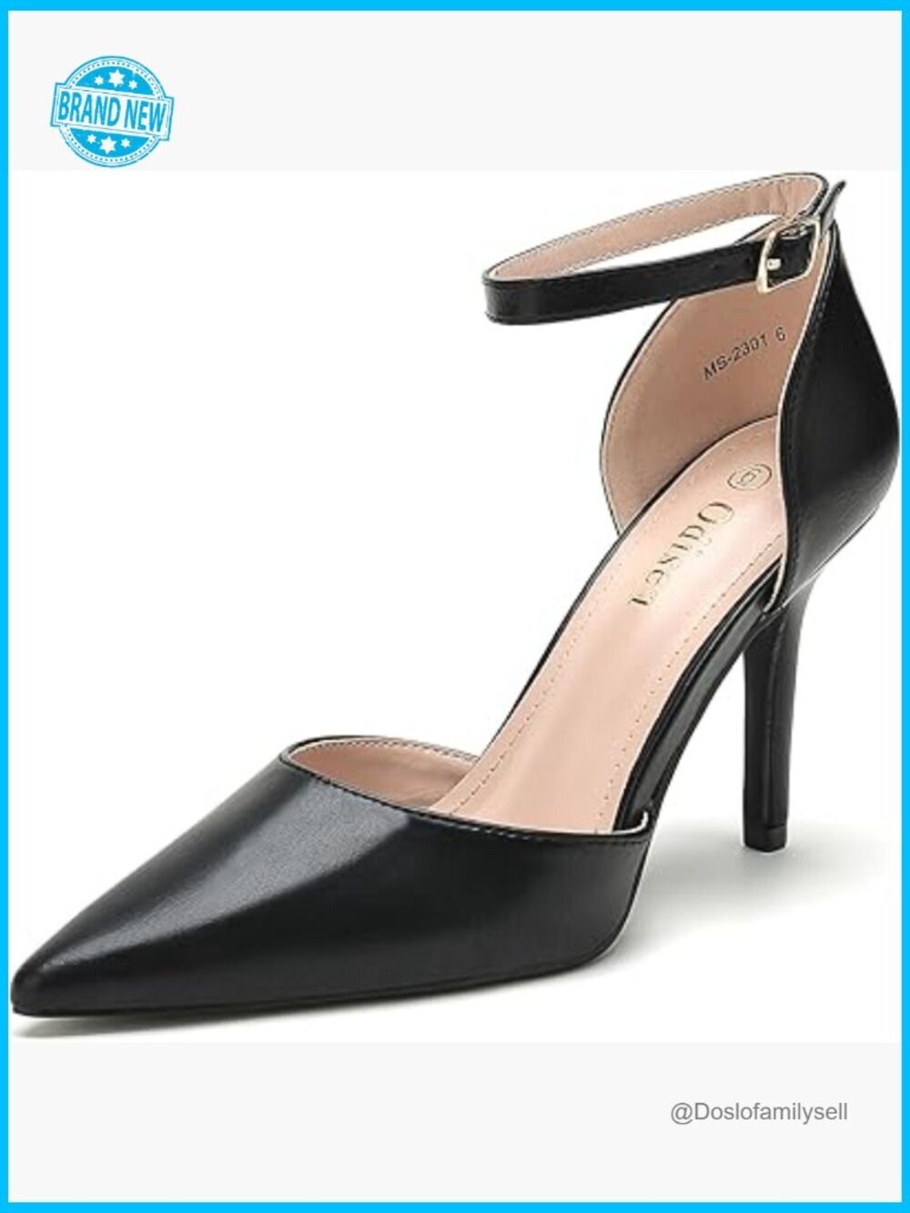 Closed Toe Stiletto Heels High Heel Pumps Elegant Pointed Toe Party Chunky Heel